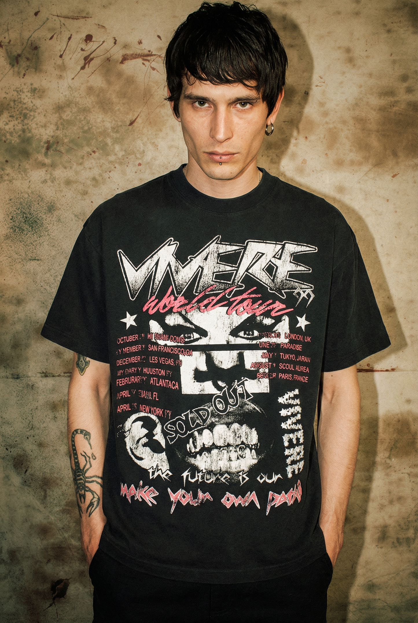 World-Tour T-Shirt Black