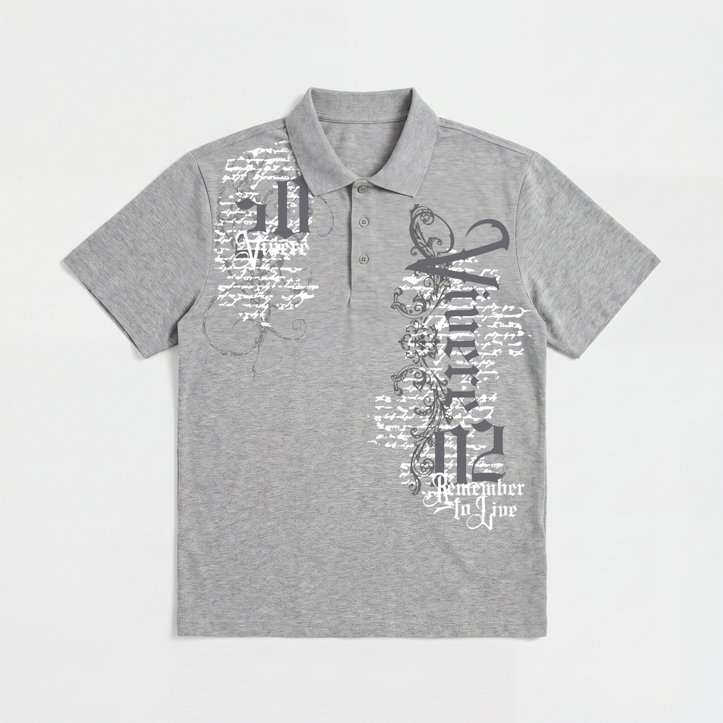 Afflicted Polo Heather Grey