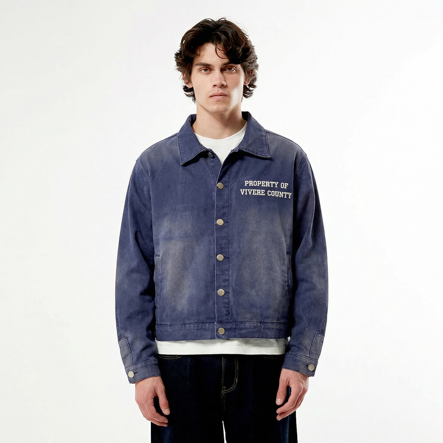 Inmate Washed Denim Jacket