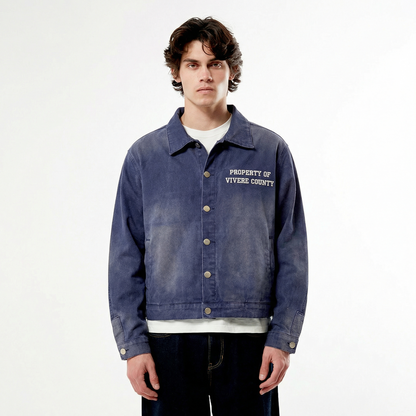 Inmate Washed Denim Jacket