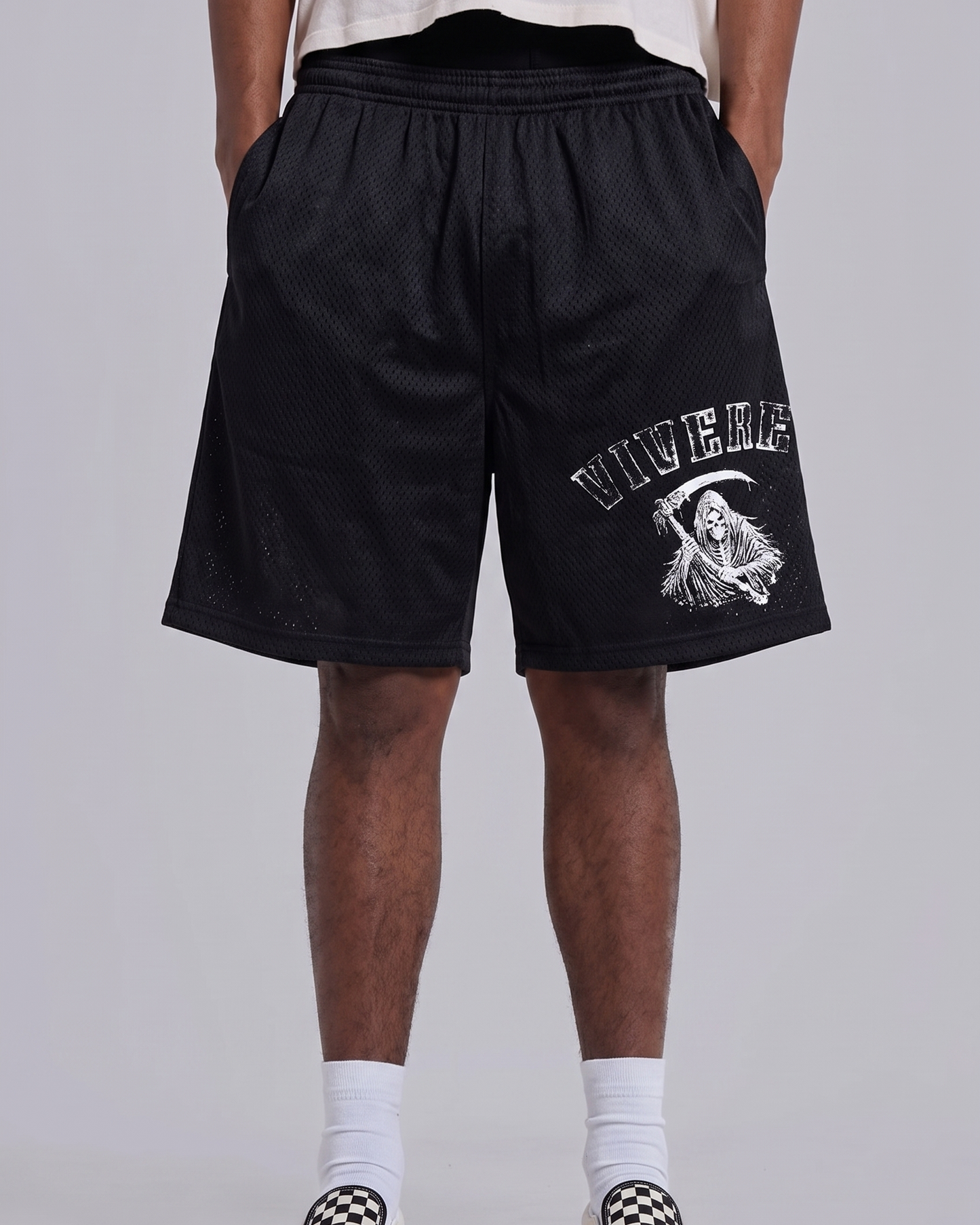 Reaper Mesh Shorts Black
