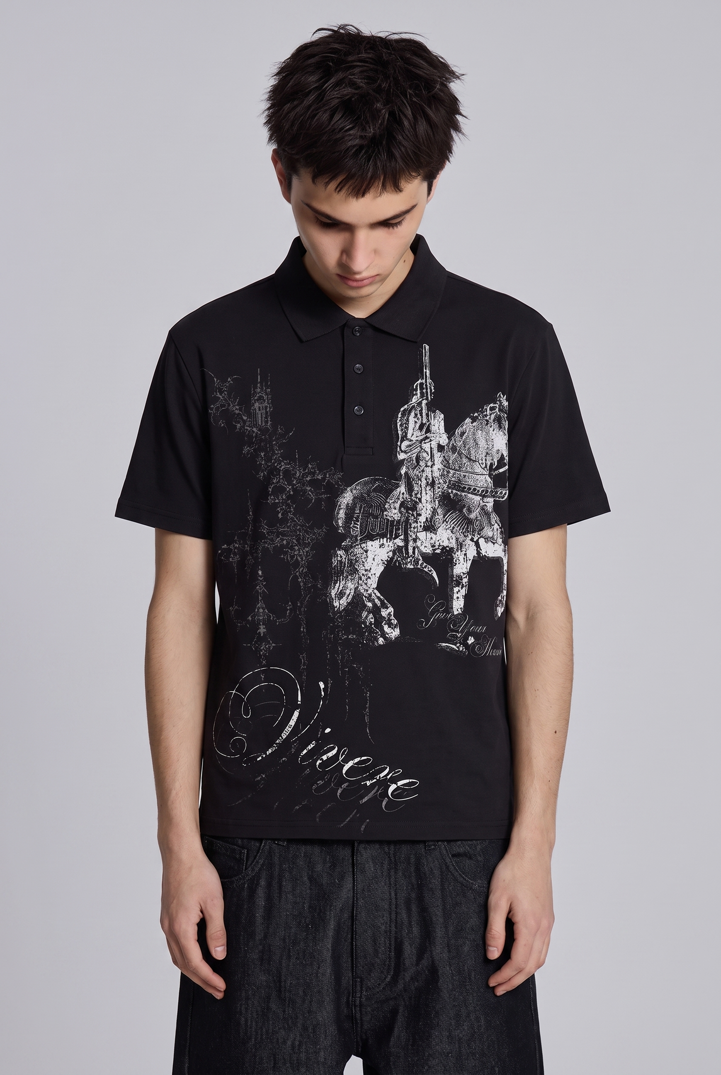 Knight Polo Black