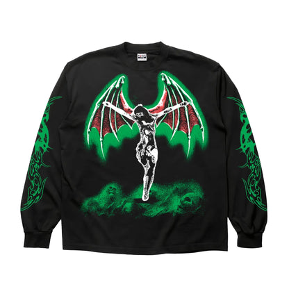 Savior Long Sleeve T-Shirt Black mento.vivere